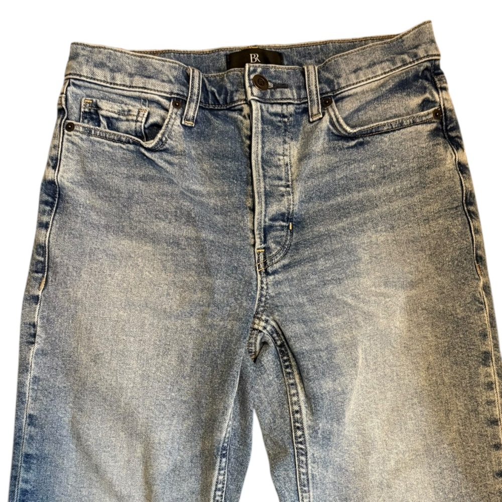 Banana Republic Petite Jeans Size 8P Light Wash Straight Leg - Picture 6 of 9